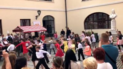 Nastup plesača u atriju Županijske palače